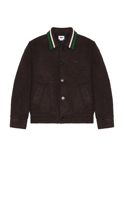 Obey Arden Blouson Jacket in Brown by OBEY