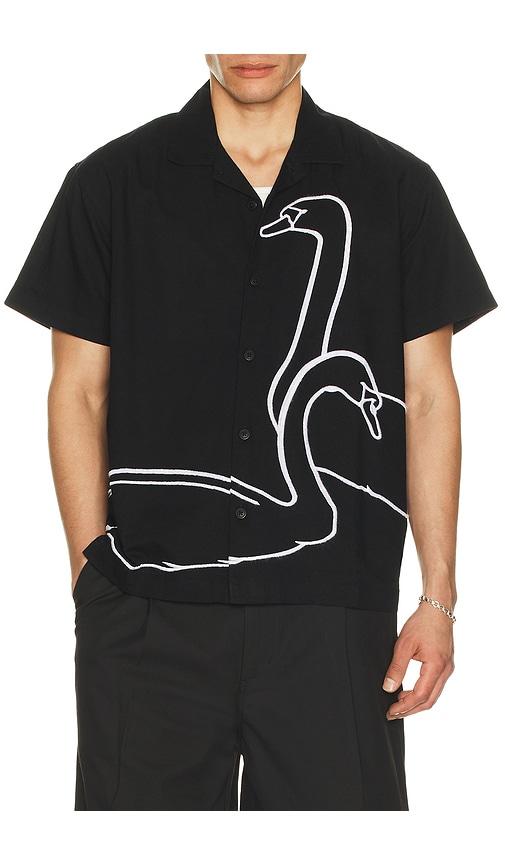 Obey Cliff Woven Shirt in Black by OBEY