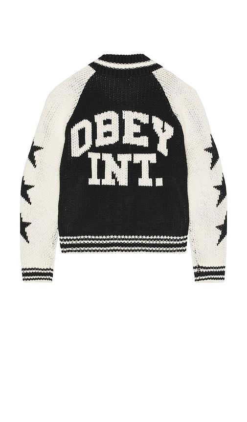 Obey Int. Cowichan Sweater in Black by OBEY