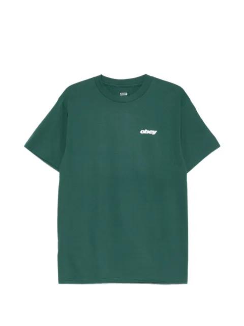 logo-detail T-shirt by OBEY