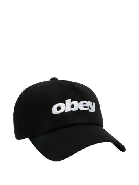 logo-embroidered baseball cap by OBEY