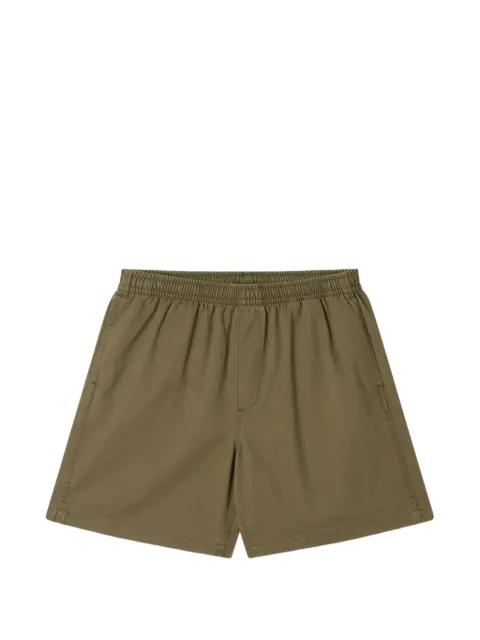 logo-patch elasticated shorts by OBEY