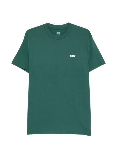 logo-print T-shirt by OBEY
