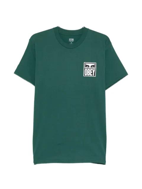 logo-print short-sleeve T-shirt by OBEY