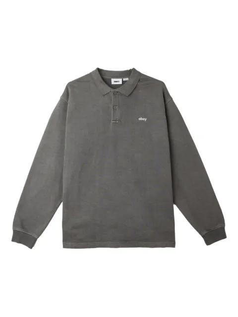 long-sleeve polo shirt by OBEY