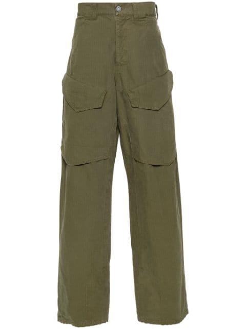 Hiking high-waist cargo trousers by OBJECTS IV LIFE