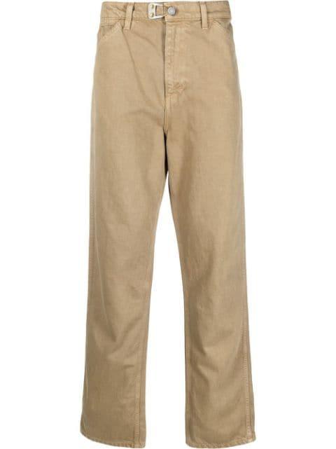 buckle-detail straight-leg jeans by OBJECTS IV LIFE