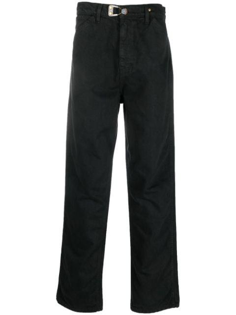 buckle-detail straight-leg jeans by OBJECTS IV LIFE