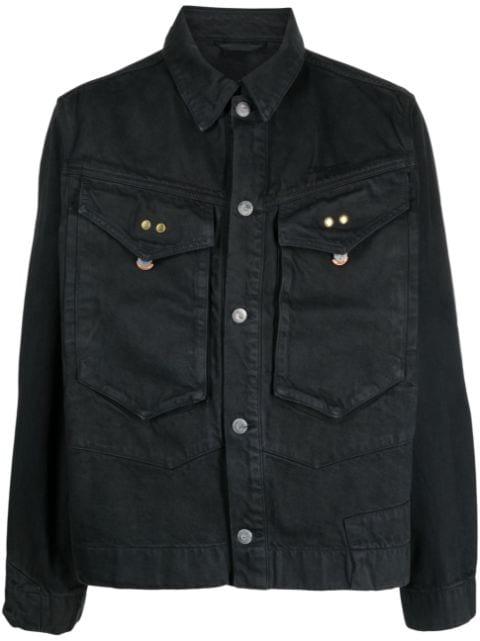 button-up cotton jacket by OBJECTS IV LIFE