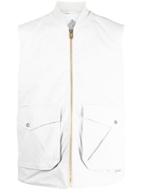 cargo cotton gilet by OBJECTS IV LIFE