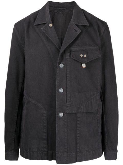 chest-pocket shirt jacket by OBJECTS IV LIFE