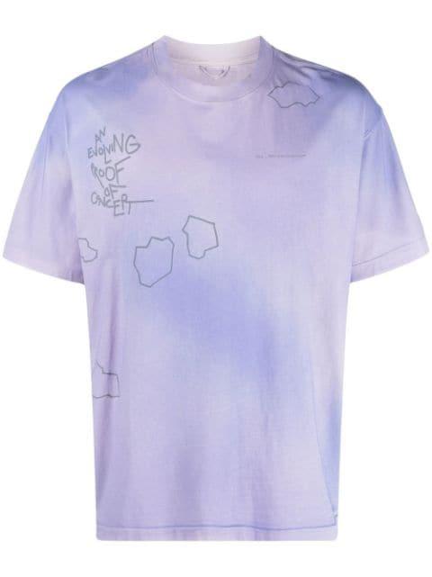 graphic-print faded T-shirt by OBJECTS IV LIFE