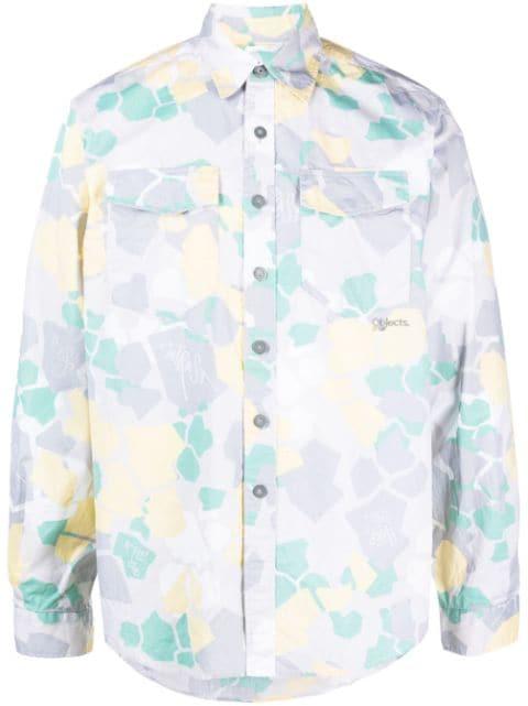 graphic-print long-sleeved shirt by OBJECTS IV LIFE