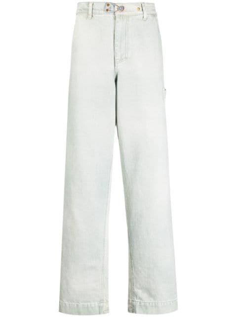 high-waist wide-leg jeans by OBJECTS IV LIFE