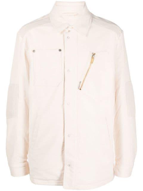 logo-patch shirt jacket by OBJECTS IV LIFE