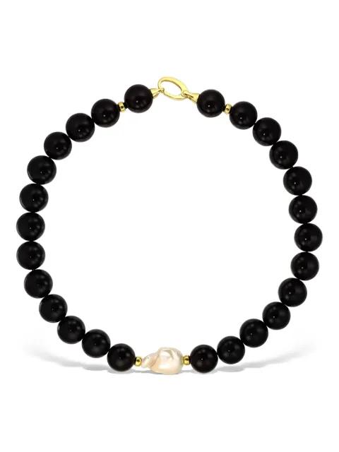 beaded pearl necklace by OBSIDIAN