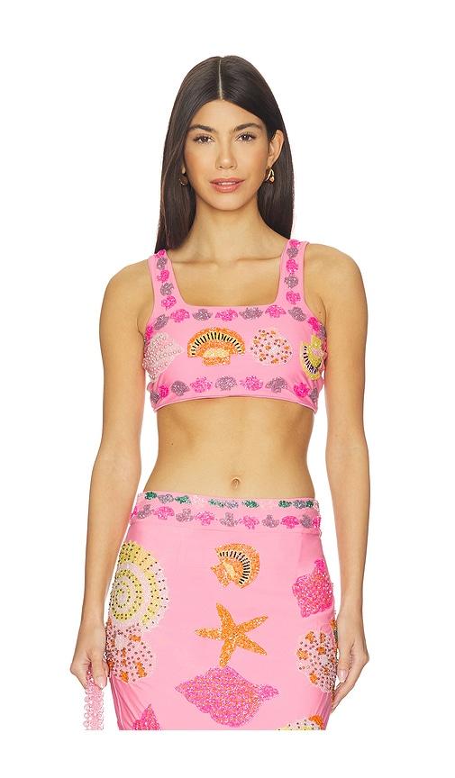 Oceanus New York Top in Pink by OCEANUS