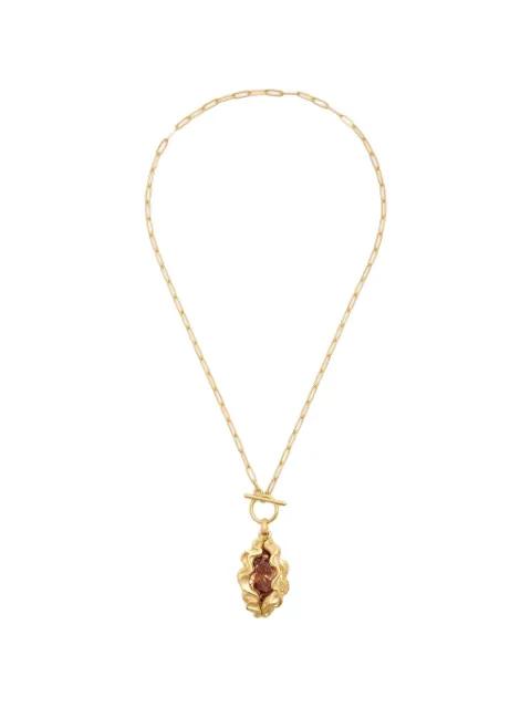 stone-pendant necklace by OCEANUS
