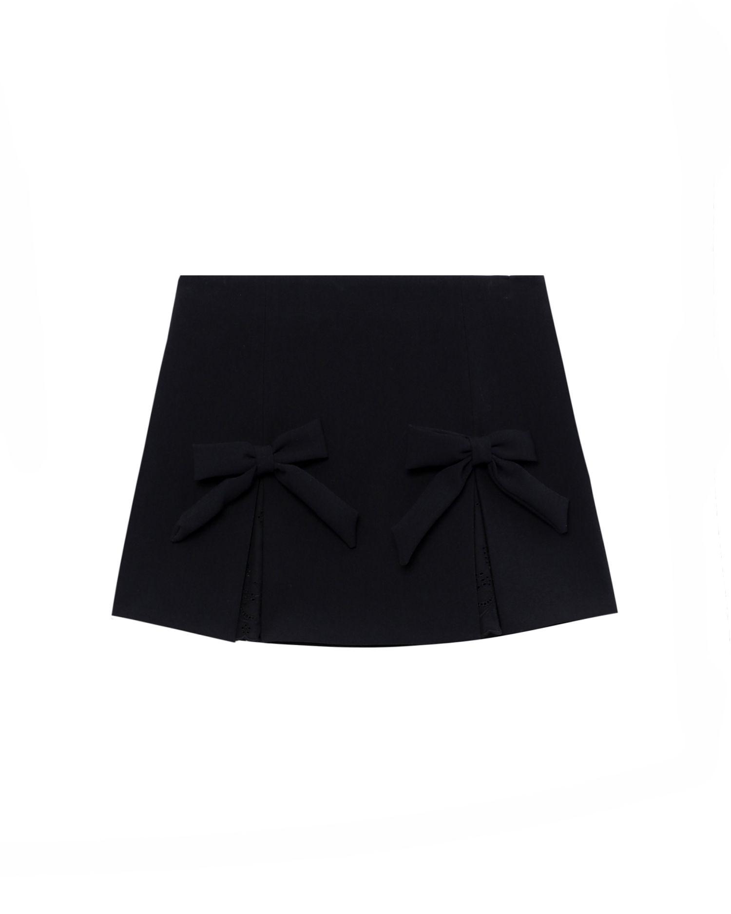 Bow detail mini skirt by ODD ONE OUT