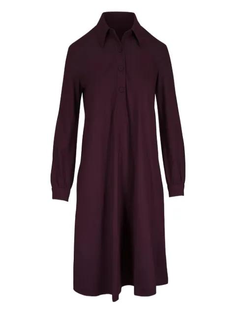 button-front midi dress by ODEEH
