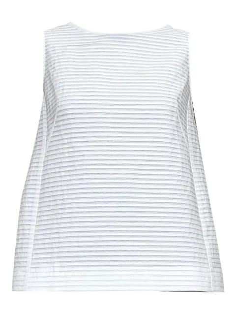 striped sleeveless top by ODEEH