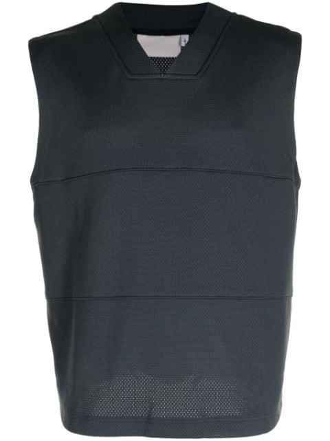 Fresco mesh-design vest by OFF DUTY