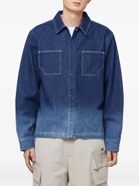 ombre denim jacket by OFF DUTY