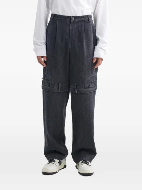 pleated eararn jeans by OFF DUTY