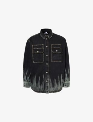Acid Military Denim Shirt by OFF-WHITE
