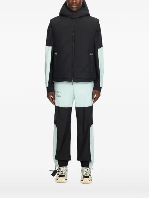 Arrow Diagonal quilted padded gilet by OFF-WHITE