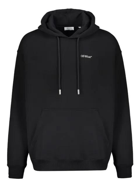 Arrow motif drawstring hoodie by OFF-WHITE Arrow motif drawstring hoodie by OFF-WHITE