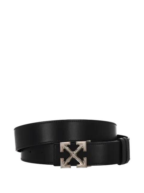 Arrow-motif leather belt by OFF-WHITE Arrow-motif leather belt by OFF-WHITE