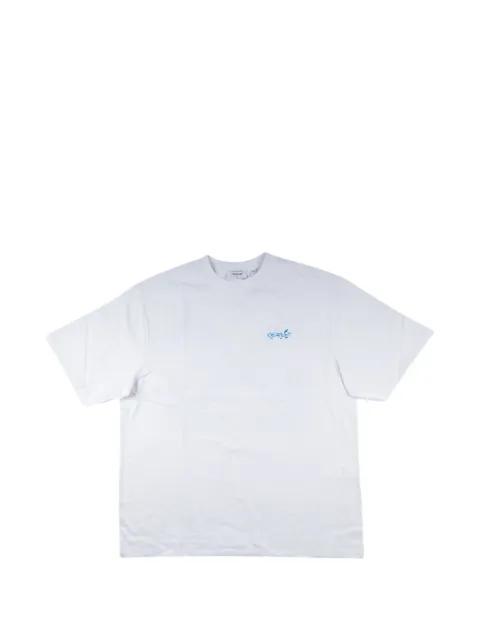 Arrow paint-splatter T-shirt by OFF-WHITE