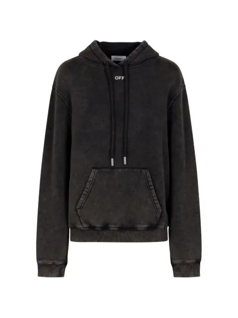 Arrows acid-wash hoodie by OFF-WHITE