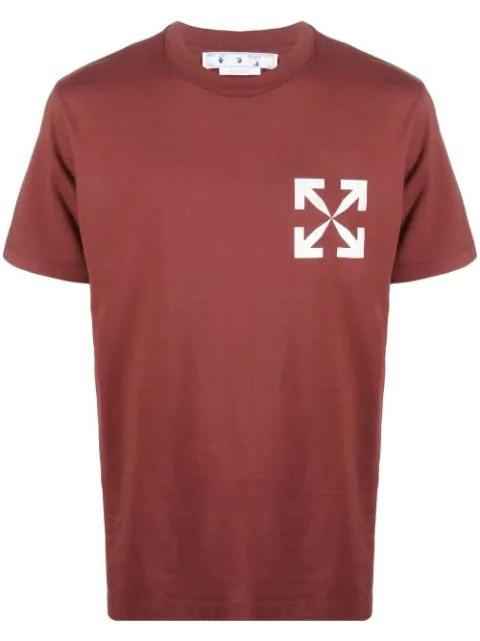 Arrows-logo cotton T-shirt by OFF-WHITE