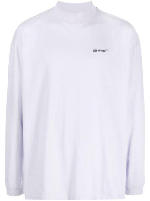 Arrows mock-neck cotton T-shirt by OFF-WHITE