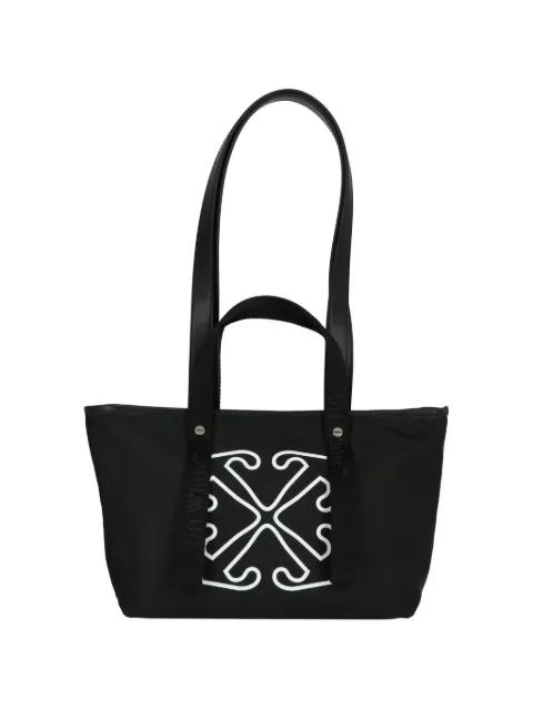 Arrows-motif logo-strap tote bag by OFF-WHITE