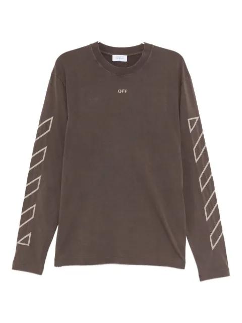 Arrows-motif long-sleeve T-shirt by OFF-WHITE