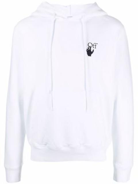 Arrows-motif long-sleeve hoodie by OFF-WHITE