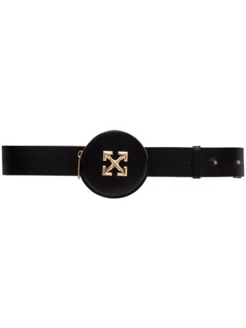 Arrows-motif purse belt by OFF-WHITE