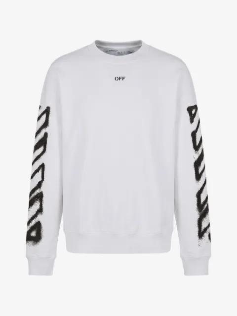 Arrows-print Diagonals sweatshirt by OFF-WHITE