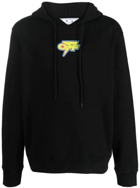 Arrows-print cotton hoodie by OFF-WHITE