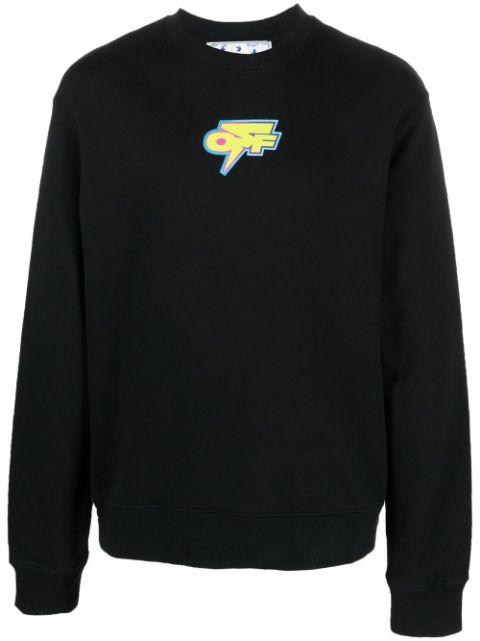 Arrows-print cotton sweatshirt by OFF-WHITE