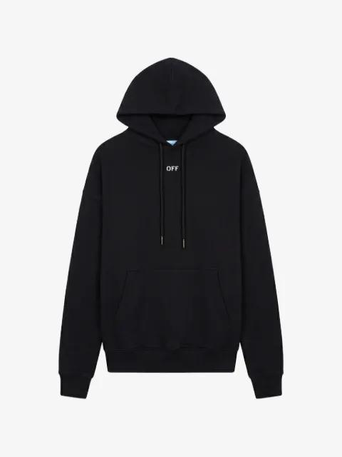 Arrows-print drawstring hoodie by OFF-WHITE