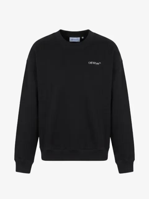 Arrows-print embroidered sweatshirt by OFF-WHITE