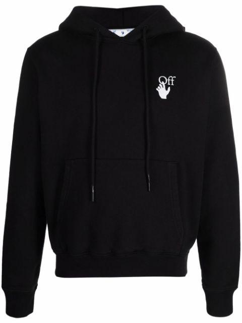 Arrows-print logo hoodie by OFF-WHITE