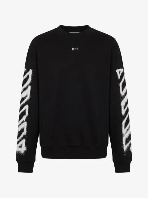 Arrows spray-paint sweatshirt by OFF-WHITE