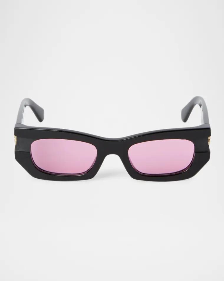 Belleville Acetate Rectangle Sunglasses by OFF-WHITE