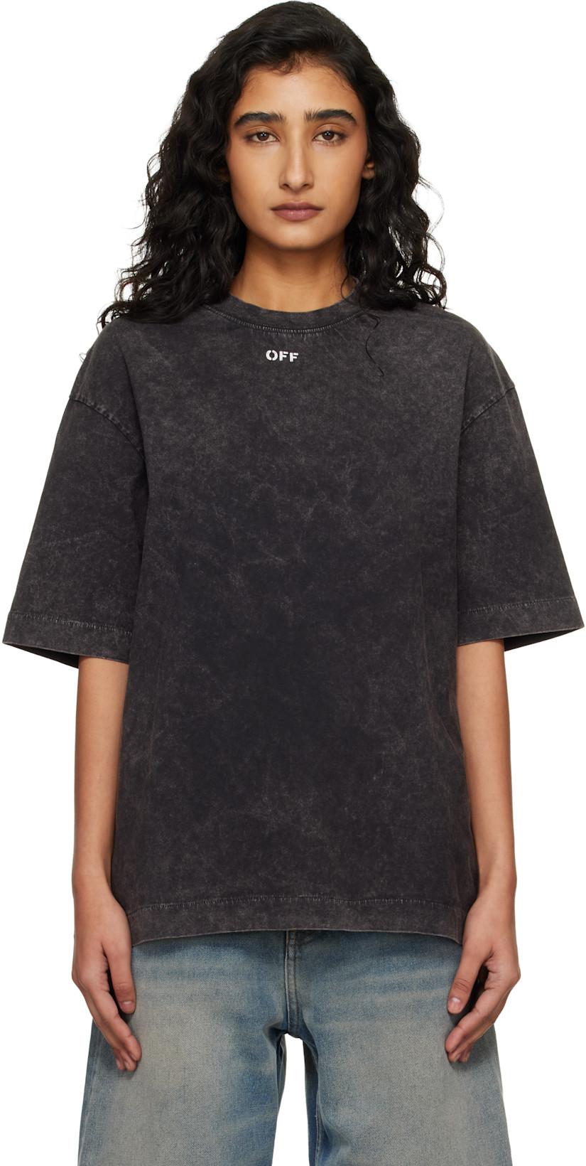 Black Arrow Confetti Skate T-shirt by OFF-WHITE