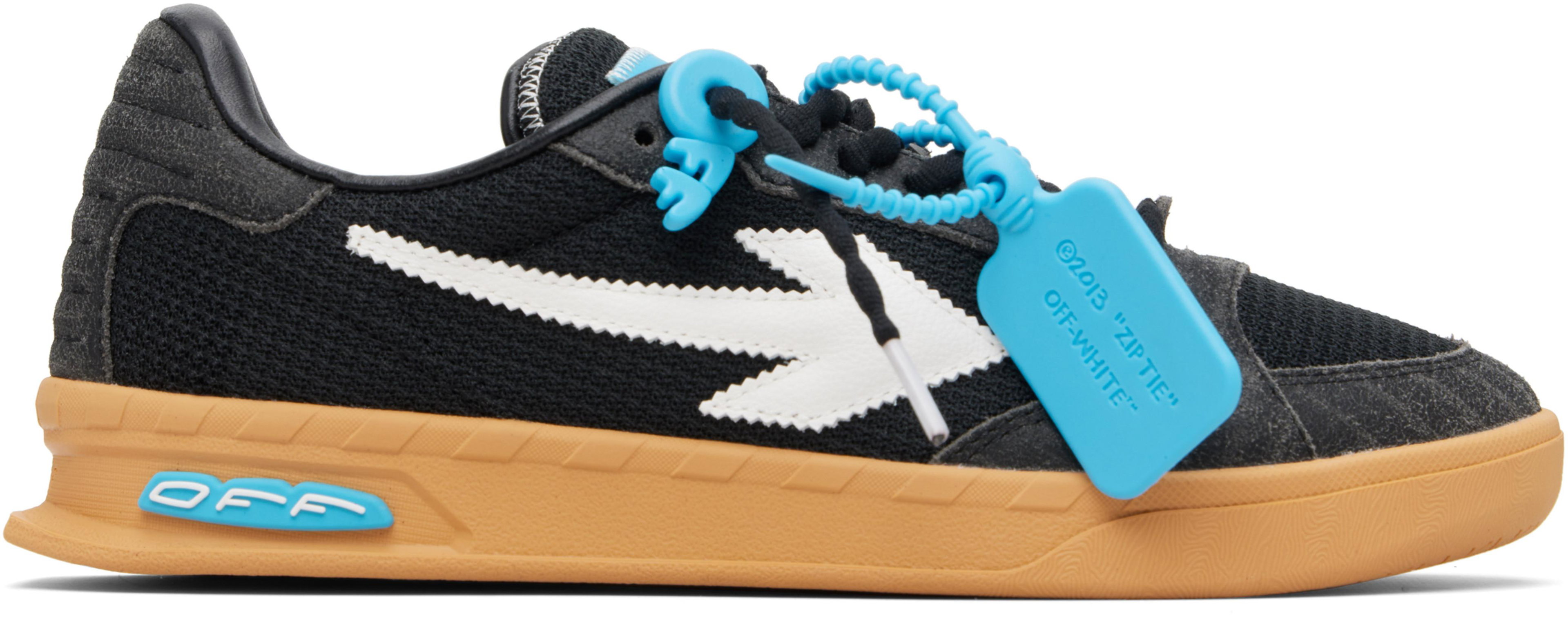 Black New Slim Sneakers by OFF-WHITE
